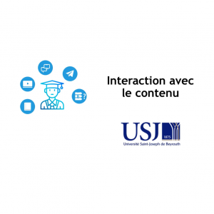 Module en ligne : Interaction des apprenants avec le contenu du cours
